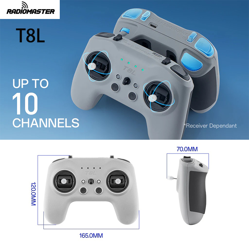 Drone Gimbal - RadioMaster T8L Radio Controller M2 2.4GHz