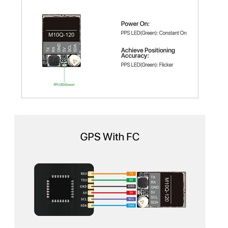 M10Q GPS Module Dual Protocol  - огляд і ціна Drone Compass