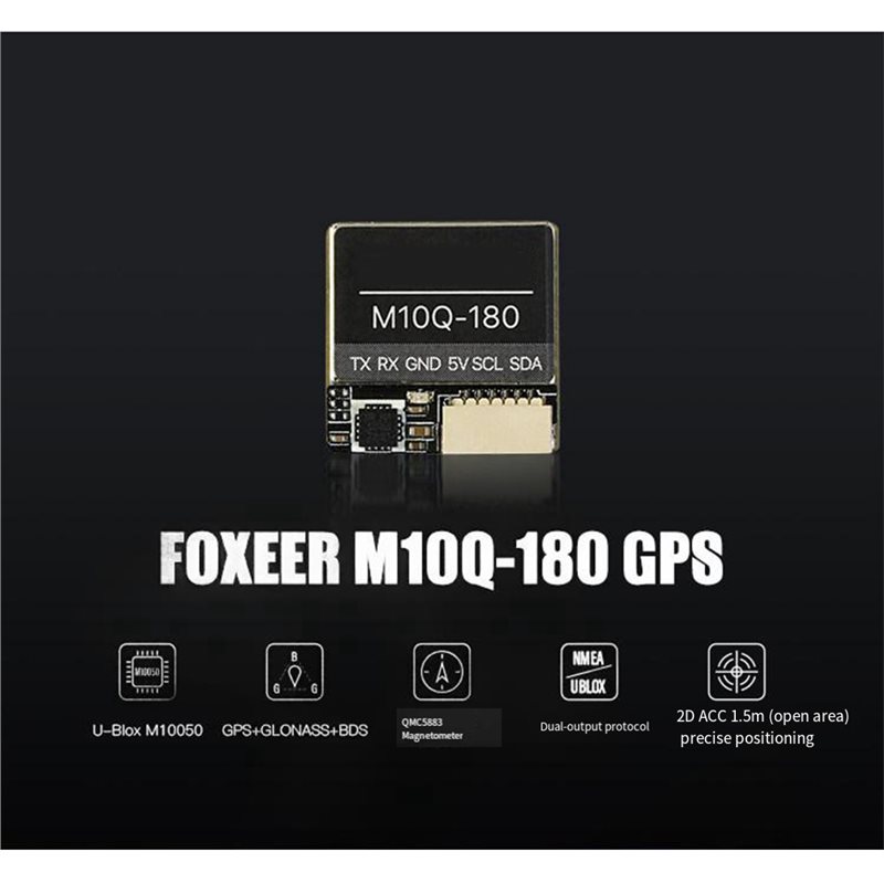 M10Q GPS Module Dual Protocol  - огляд і ціна Drone Compass