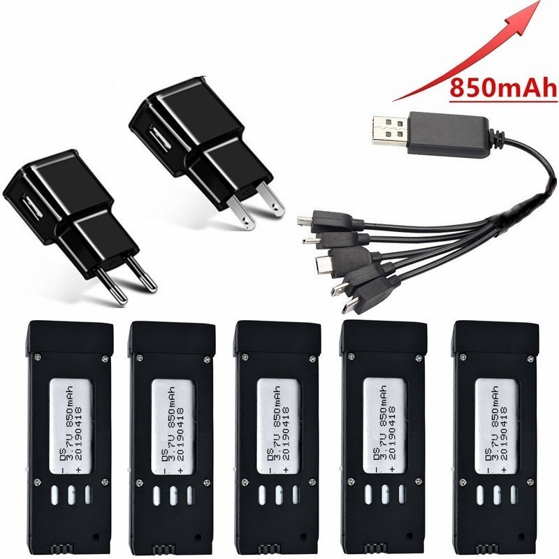 ( 5-In-1 ) 3.7V 850mAh Lipo Ba - огляд і ціна Eachine Drone E58
