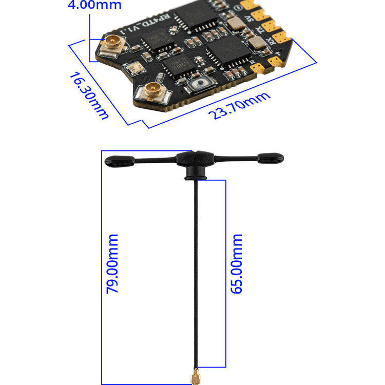 RadioMaster RP4TD ExpressLRS 2 - огляд і ціна Drone Compass